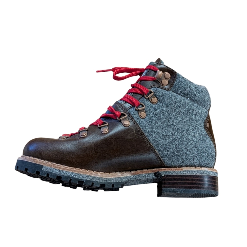 Woolrich Rockies Leather and Wool Hiking Boots Size 6.5 - Picture 5 of 13